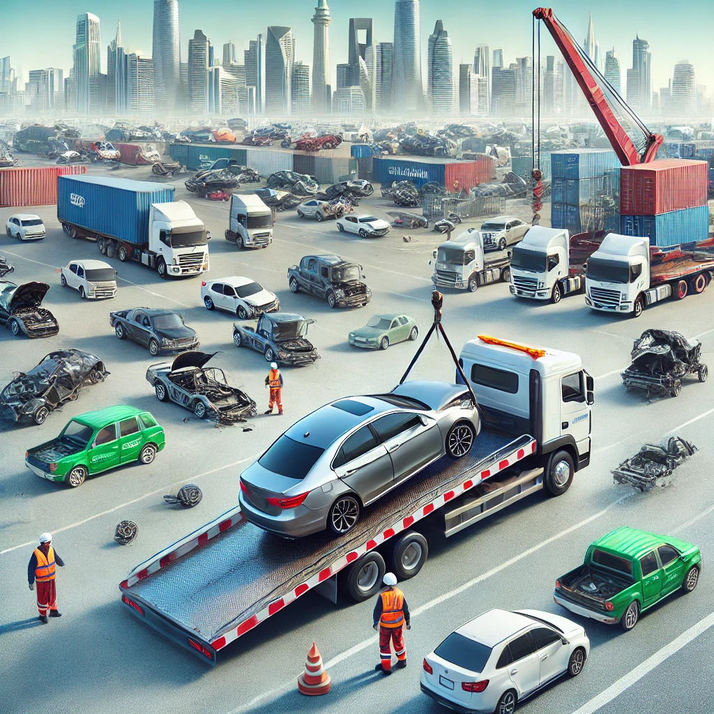 مستودع قطع غيار السيارات